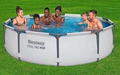Metal Frame Above Ground Pool, Family Outdoor Pool 10ft