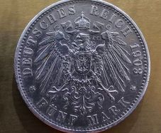 Germany SILVER 5 mark