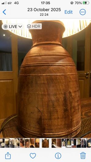 Vintage Himachal Pot/Table Lamp
