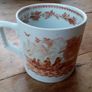 Antique Transferware Mug with Country Sports Scenes - Antique Mug - Antique Ceramic Mug - Countryware Image 2