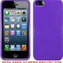 New Iphone 5 Terrapin Gel Case Cover Solid Hot Pink / Purple / Red With Free Screen Protector Image 5