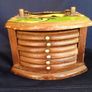 Vintage Wooded Coaster Set Image 2