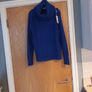 Mika Elles Royal Blue Jumper With  Cowl Neck.   S, 14-16.   B.N.W.T Image 2