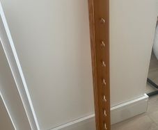 Pine Coat Rack with Shelf