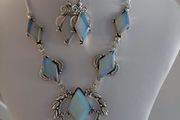 Gemstone Necklace &amp; Earrings Set