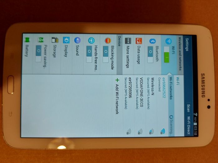 Samsung Galaxy Tab, 7 inch, 8GB, Model SM-T210, in excellent condition