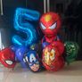 Super hero balloons with number Image 2