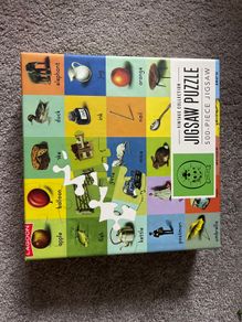 Vintage collection Alphabet Jigsaw puzzle