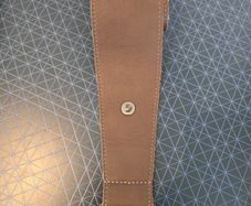 D'addario Leather autolock strap