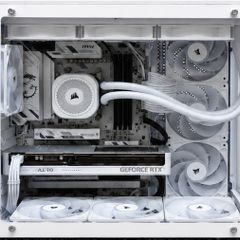 White Gaming Pc (white 5060) , (Ryzen 5 9600x) and (DDR5 32 Gb Ram)