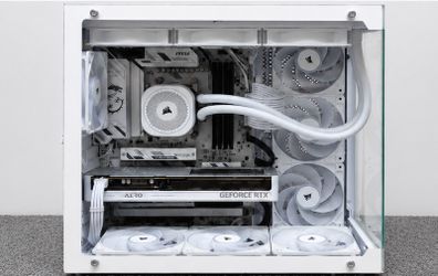 White Gaming Pc (white 5060) , (Ryzen 5 9600x) and (DDR5 32 Gb Ram)