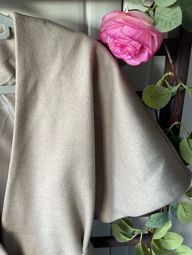 coat oasis oatmeal wrap coat size medium