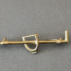 Horseracing horse riding equestrian metal tie pin in very good condition see photos FREE STANDARD POSTAGE INCLUDED