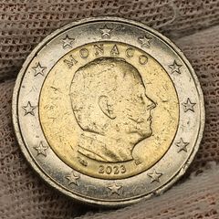 Monaco 2023 2 Euro Coin Albert II
