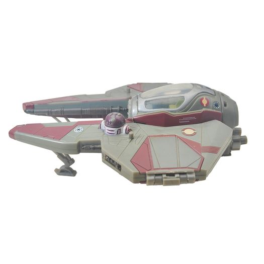 Star Wars Transformers Crossover Obi-Wan Kenobi Jedi Starfighter Action Figure Hasbro 2005