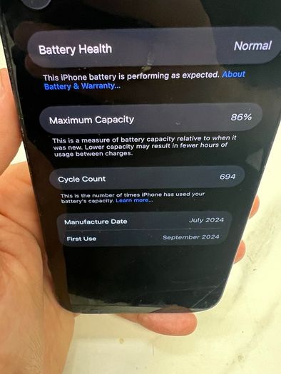 iPhone 16 Crack on Screen