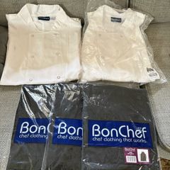 2 x Chef Jackets and 3 x Aprons