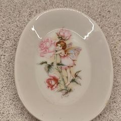 Vintage Cicely Mary Barker "The Rose Fairy" Porcelain Trinket Dish