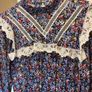 H&M Floral Lace.  Detail Dress   Vintage Prairie Style (Size [Insert Size Image 4