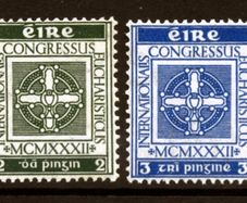 1932 Ireland Eucharistic Congress Commemorative Stamps Mint Never Hinged (MNH)
