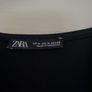 Zara black tunic Top size 12 Image 2