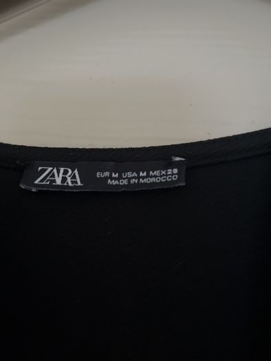 Zara black tunic Top size 12