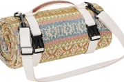 Picnic Blankets Outdoor Extra Large Waterproof Picnic Blanket with Shoulder Carry Strap | Machine Washable Picnic Mat with Sandproof Backing for Park , Grass, Camping, Hiking, Concerts (Yellow)