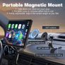 9'' Carplay Screen for Car, Wireless Carplay & Android Auto, Rotatable Car Play Screen with 1080P Backup Camera, Android Auto Screen with Mirror Link, Bluetooth, GPS Navigation, Voice Assistant Image 5