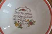 vintage Italian ceramic pasta bowl