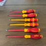 VDE Large Flat Head screwdrivers 1000v insulated Image 2