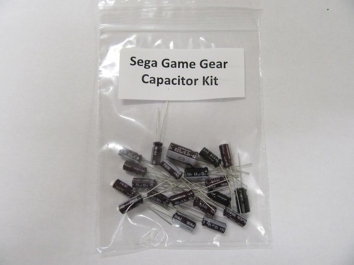 SEGA Game Gear Capacitor Kit Complete 20 Repair Kit / Cap Kit Free Post
