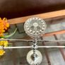 Beautiful Silver Chrome Antique Style Decorative Jewellery Tree Image 4