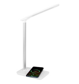 New 27x LED Desk Light Lamp 10W Wireless Induction Charging Charger #1507