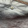 Vintage Leather Envelope Clutch / Underarm Bag Image 6