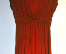 Red Dress, Max Studio, Sz L, Viscose, Knee-length