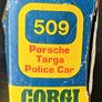 Porsche 911s Targa  Police Car - Corgi #509 - Spotlight on Boot Image 3