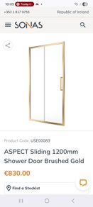 Sliding Shower Door