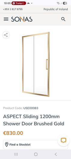 Sliding Shower Door