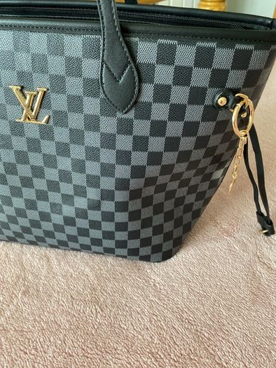 Large tote bags Black and grey