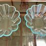 2 Pyrex France Fluted Glass Bowls Decorative Jelly Salad or Brioche Forms Moulds Image 4