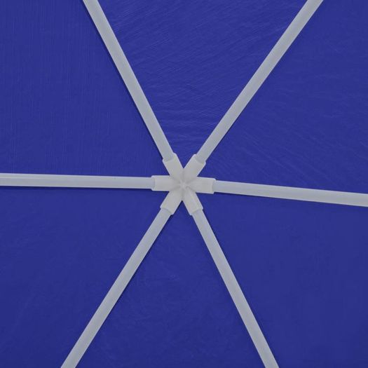Marquee with 6 Side Walls Blue