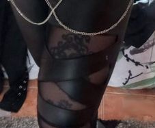 Rock Style Leather Look Leggings size 20
