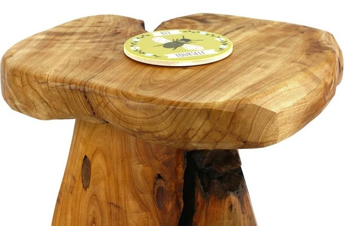 Rustic Solid teak root mini stool/table (FREE POSTAGE)