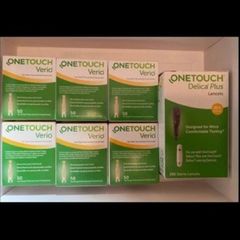 One touch Verio blood glucose diabetes test strips brand new