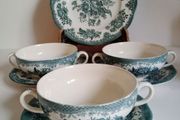 Wedgewood, Asiatic Pheasants, Blue transferware bowls