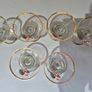 Pristine Vintage Art Deco Enamel Cockerel Cocktail Glasses Set of 6 Image 5