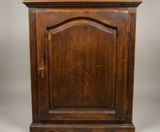 Early 20th Century French Country Oak Side Cabinet