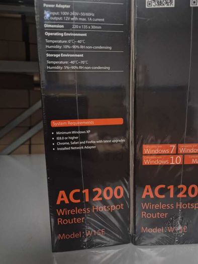 tenda W15E - AC1200 Wireless Hotspot Router