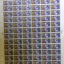 Sheets of Vintage UK Postage Stamps Image 10