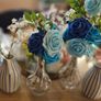 Large Tub of Table Decorations Vases and Flowers Image 2